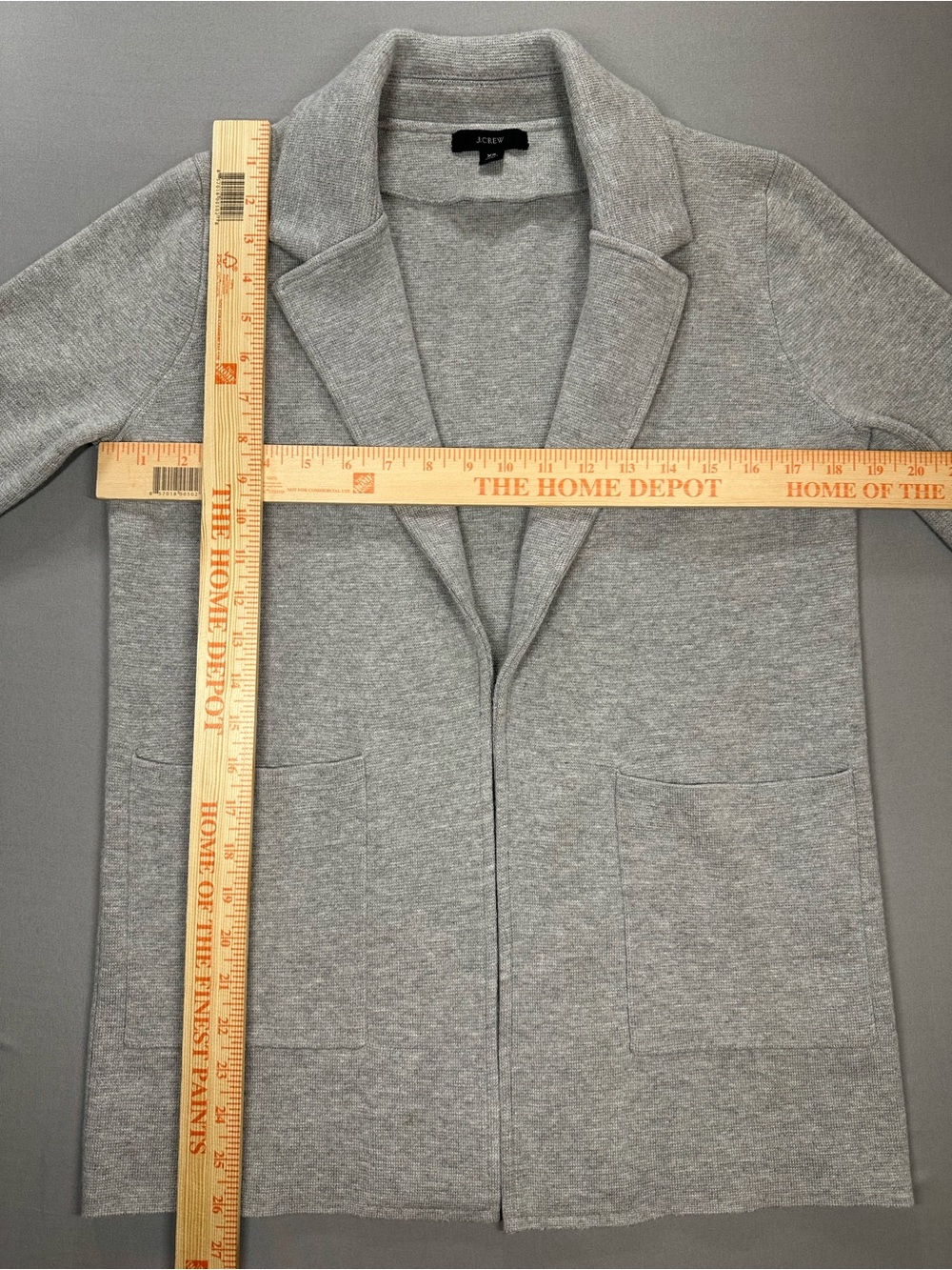 J Crew Sophie Open-Front Sweater Blazer Jacket, Cotton/Wool Blend - Womens XS - Picture 15 of 17